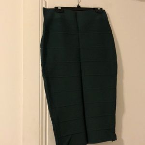 Green bandage skirt